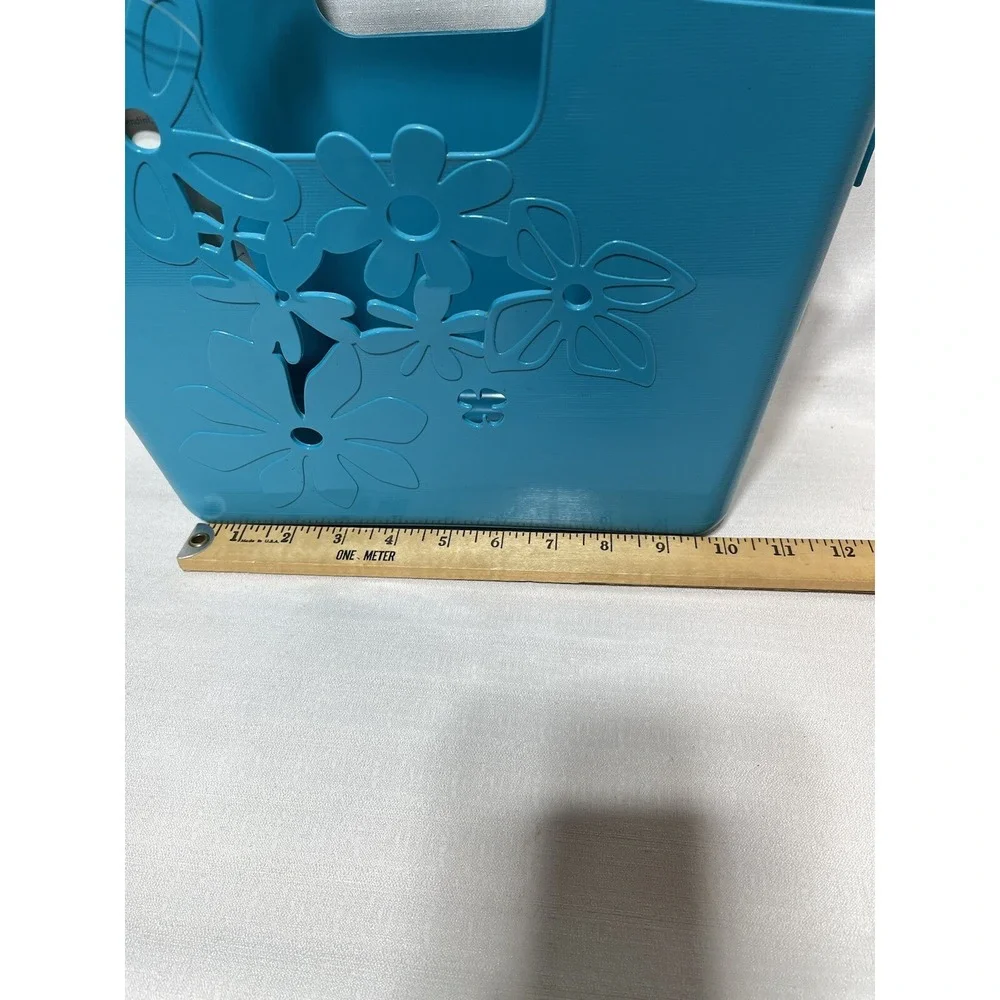 Koziol Alice Floral Bag Blue Plastics Shopper New Germany Shipped From USA
